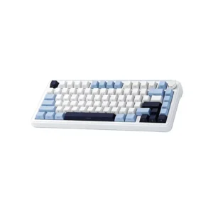 Xinmeng M75 Tri-Mode Wireless Gasket RGB Mechanical Keyboard on desk - view 3