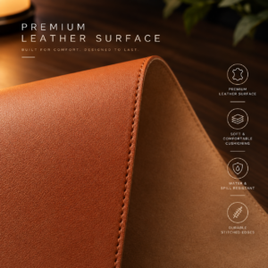 StrangeTech Premium Leather Mousepad view 2